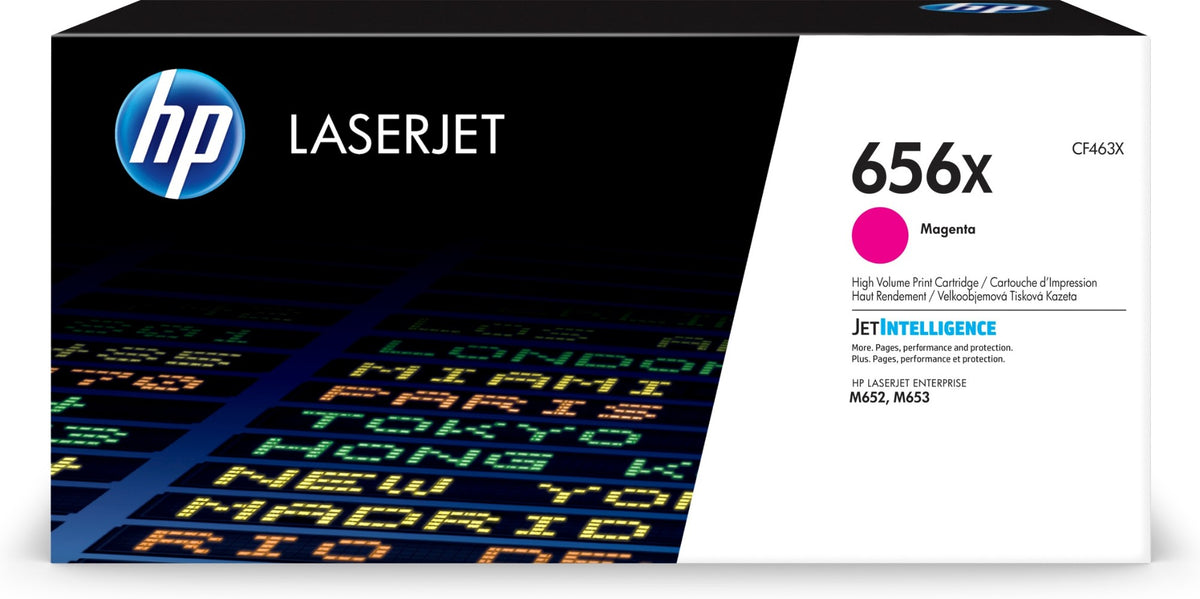 HP CF463X/656X Toner cartridge magenta, 22K pages ISO/IEC 19752 for HP LaserJet M 652