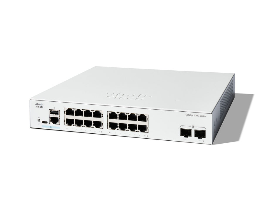 Cisco C1300-16T-2G Managed L2/L3 Gigabit Ethernet (10/100/1000) White