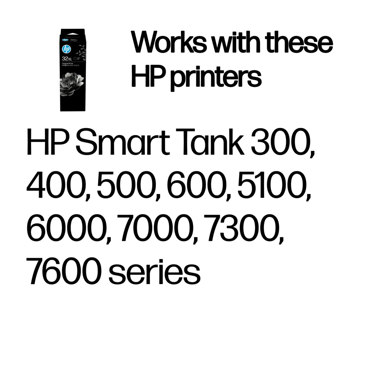 HP 1VV24AE/32XL Ink bottle black, 6K pages 135ml for HP Smart Tank Plus 555/7005