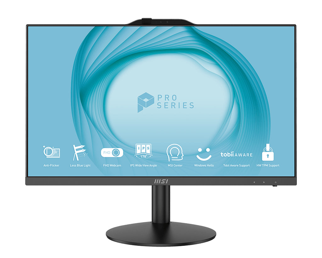 MSI Pro AP242 12M-003EU Intel® Core™ i5 i5-12400 60.5 cm (23.8") 1920 x 1080 pixels All-in-One PC 8 GB DDR4-SDRAM 512 GB SSD Windows 11 Pro Wi-Fi 6 (802.11ax) Black