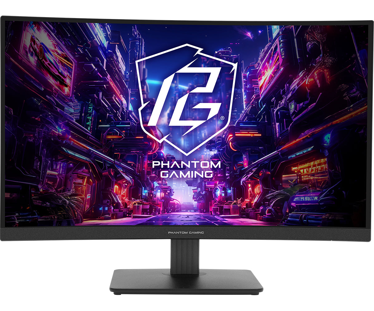 Asrock Phantom Gaming PG27QRT1B computer monitor 68.6 cm (27") 2560 x 1440 pixels Quad HD LED Black