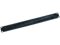 Cables Direct 19" Rack Mount Brush Plate