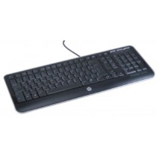 HP 588473-AR1 keyboard USB US International Black
