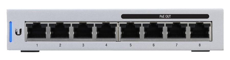 Ubiquiti UniFi Switch 8 Managed Gigabit Ethernet (10/100/1000) Power over Ethernet (PoE) Grey