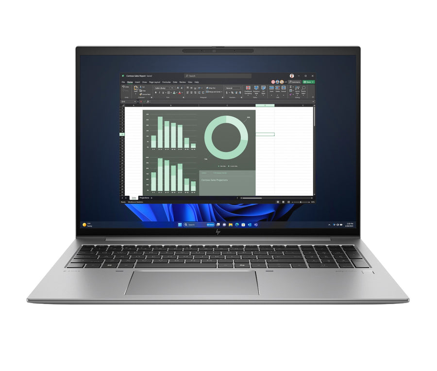 HP ZBook Firefly G11 Intel Core Ultra 7 155H Mobile workstation 40.6 cm (16") WUXGA 32 GB DDR5-SDRAM 1 TB SSD NVIDIA RTX A500 Wi-Fi 6E (802.11ax) Windows 11 Pro AI Workstation, AI PC Silver