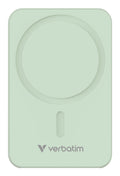 Verbatim Charge 'n' Go Essentials Magnetic Wireless Power Bank 20000 mAh Green