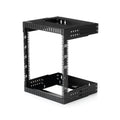 StarTech.com 2-Post 12U Heavy-Duty Wall Mount Network Rack, 19" Open Frame Server Rack with Adjustable Depth, Wall Mount Data Rack for IT / AV / Patch Panel / Computer Equipment - Cage Nuts and Screws Included