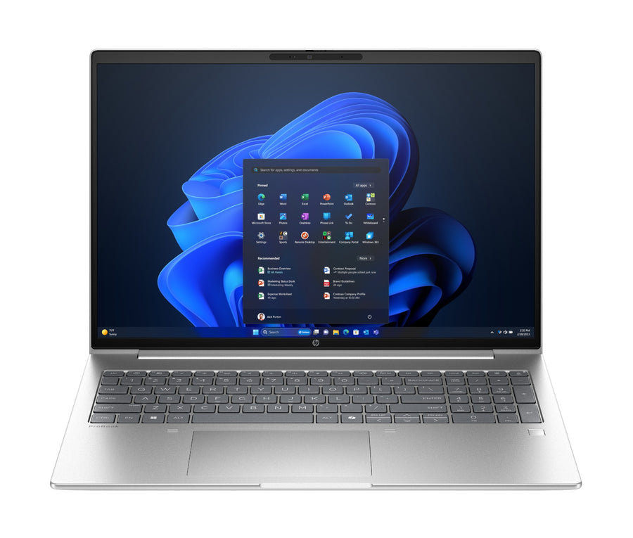 HP ProBook 4 G1ah AMD Ryzen™ 3 210 Laptop 40.6 cm (16") WUXGA 16 GB DDR5-SDRAM 256 GB SSD Wi-Fi 6E (802.11ax) Windows 11 Pro AI PC Silver