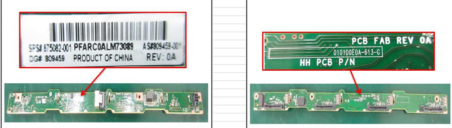 HPE 875082-001 rack accessory Backplane