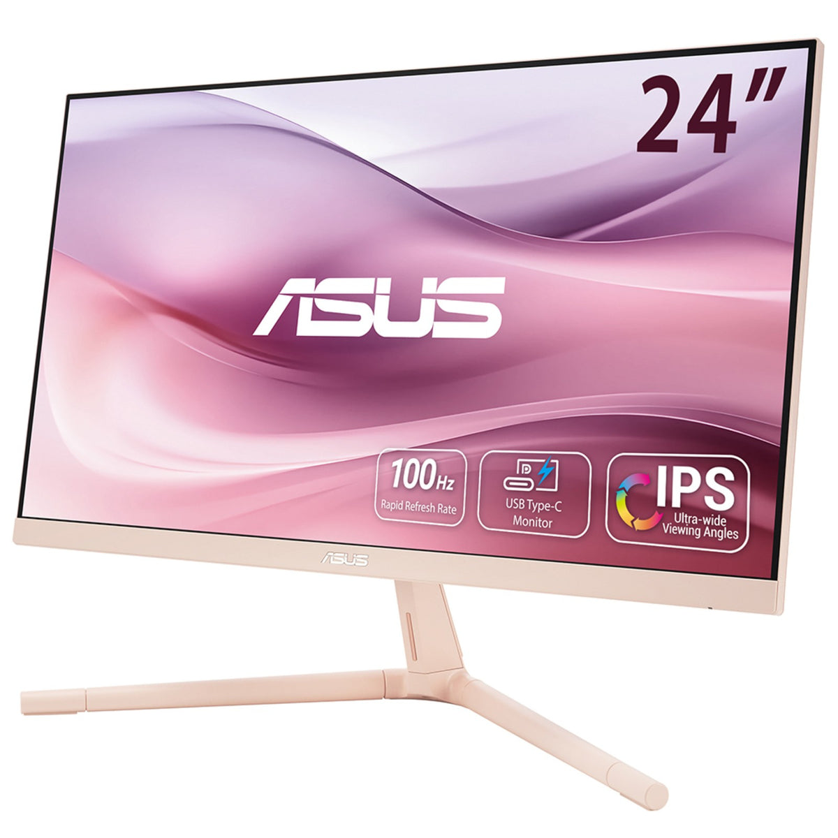 ASUS VU249CFE-P computer monitor 60.5 cm (23.8") 1920 x 1080 pixels Full HD LCD Pink