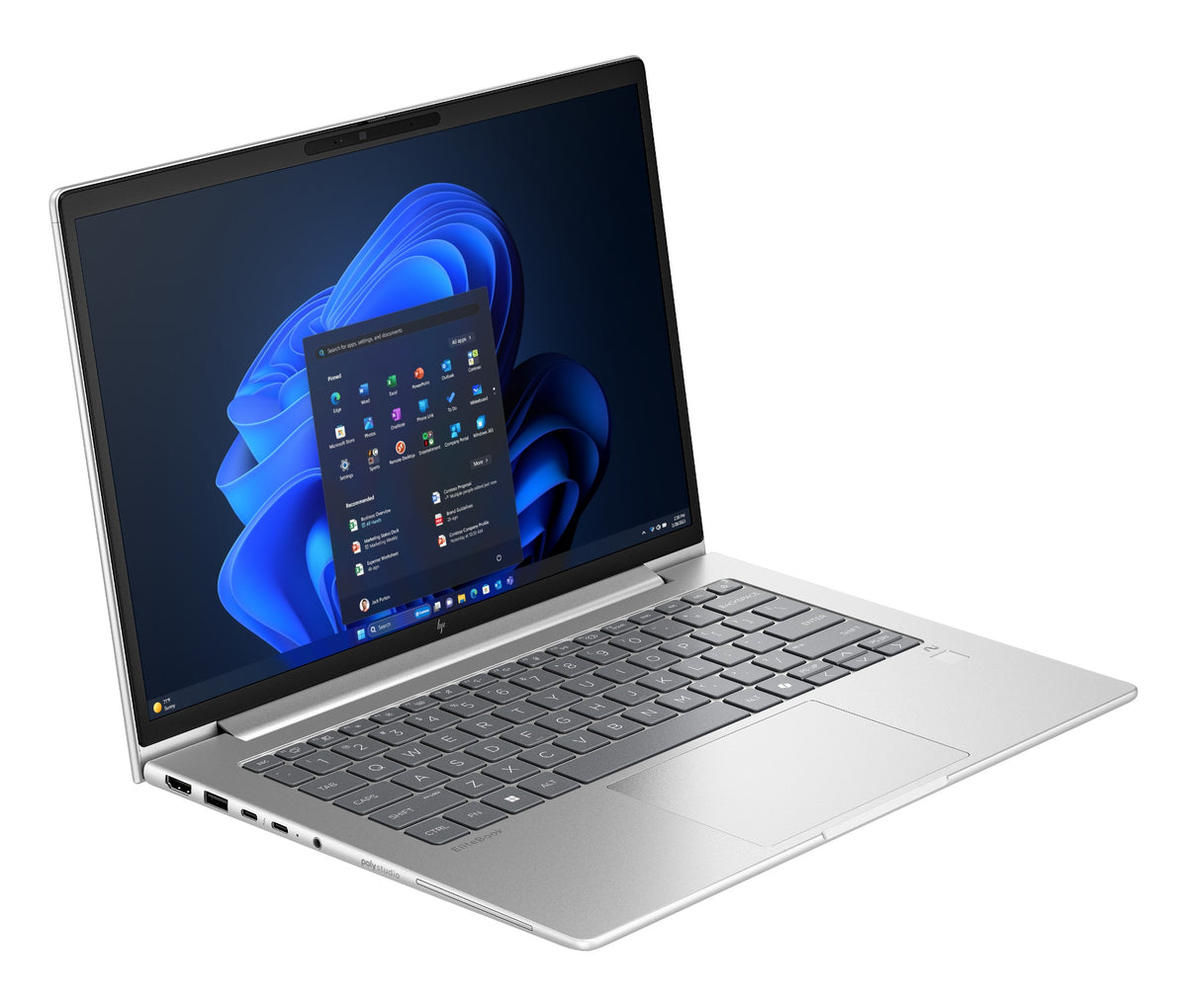HP EliteBook 6 G1a Next Gen AI PC Wolf Pro Security Edition Copilot+ PC AMD Ryzen™ AI 7 350 Laptop 35.6 cm (14") Touchscreen WUXGA 16 GB DDR5-SDRAM 512 GB SSD Wi-Fi 7 (802.11be) Windows 11 Pro Silver