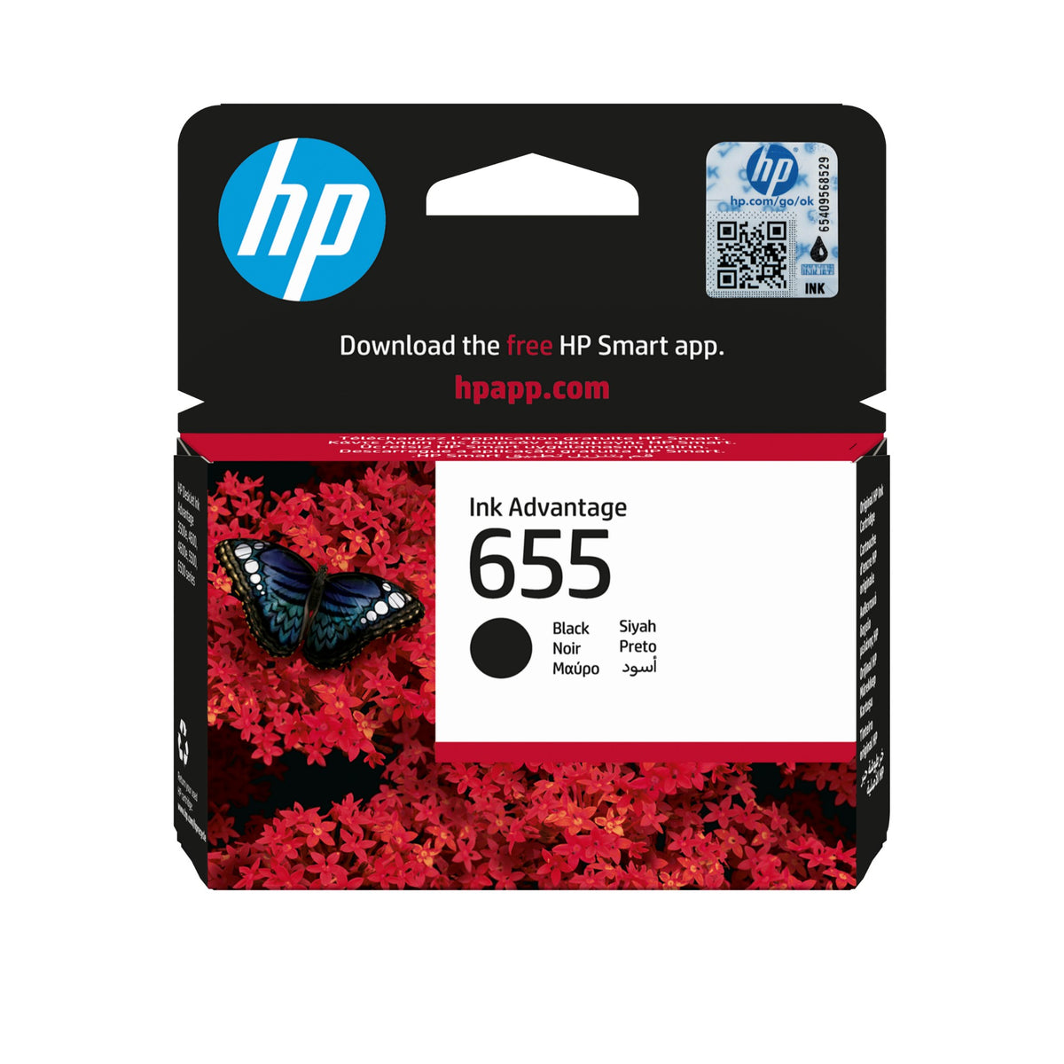 HP CZ109AE/655 Printhead cartridge black, 550 pages ISO/IEC 24711 for HP DeskJet 3525