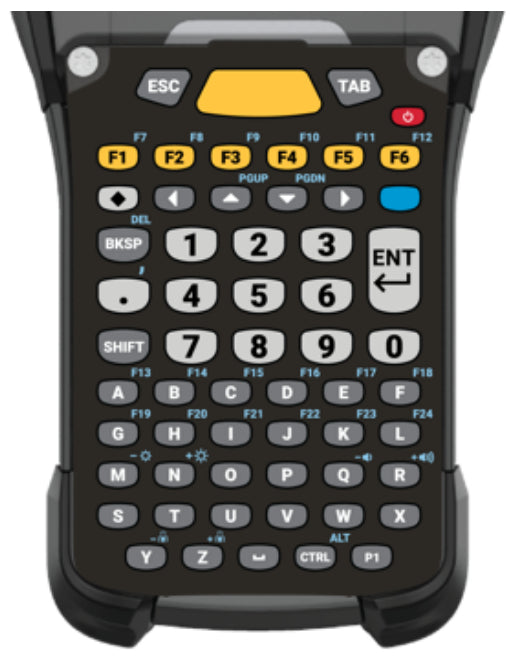 Zebra KYPD-MC9358ANR-10 mobile device keyboard Black, Grey Alphanumeric English