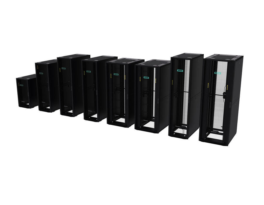 HPE 22U 600mmx1075mm G2 Kitted Advanced Shock Rack with Side Panels and Baying