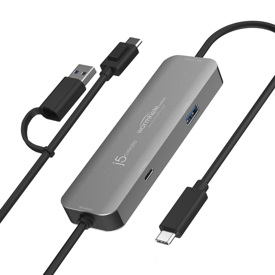 j5create JCH422 Wormhole Switch™ CrossLink USB-C® HUB