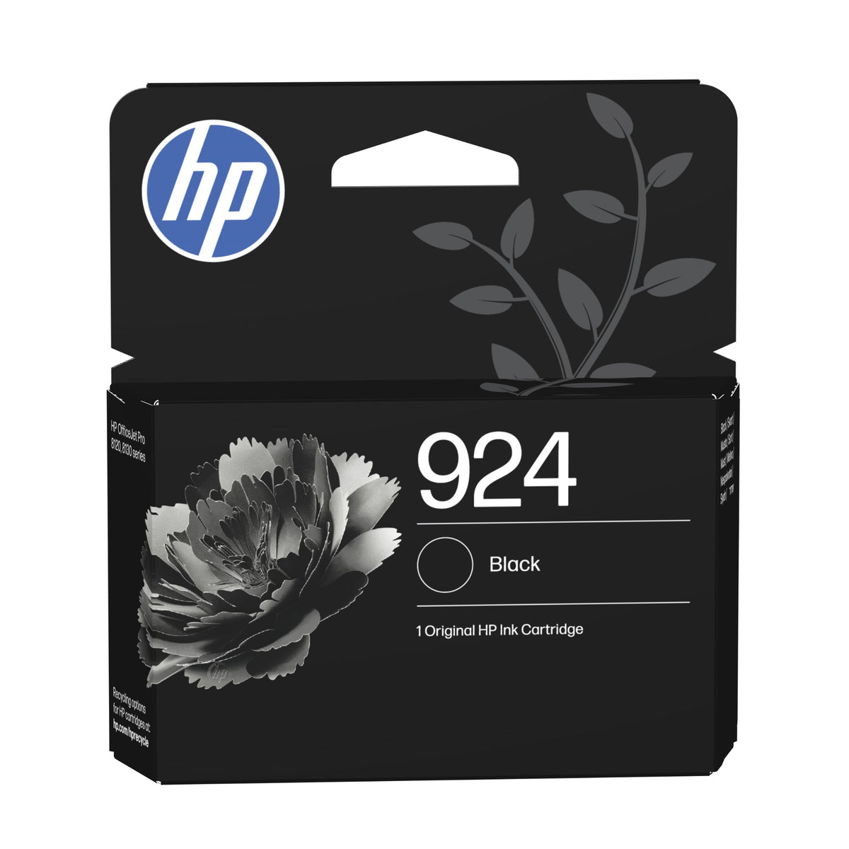 HP 4K0U6NE/924 Ink cartridge black, 500 pages ISO/IEC 19752 12.5ml for HP OJ Pro 8120/e