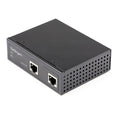 StarTech.com Industrial Gigabit Ethernet PoE Injector - 30W 802.3at PoE+ Midspan 48V-56VDC DIN Rail Power Over Ethernet Injector Adapter - -40C to +75C Cameras/Sensors/WiFi Access - TAA