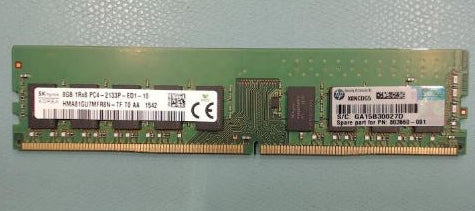 HPE 823170-001 memory module 8 GB 1 x 8 GB DDR4