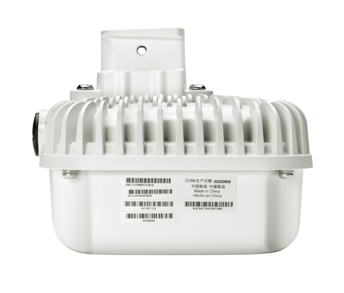 HPE Aruba Networking AP-565 (JP) 802.11ax Dual 2x2 Radio Integrated Omni Antennas TAA Outdoor AP