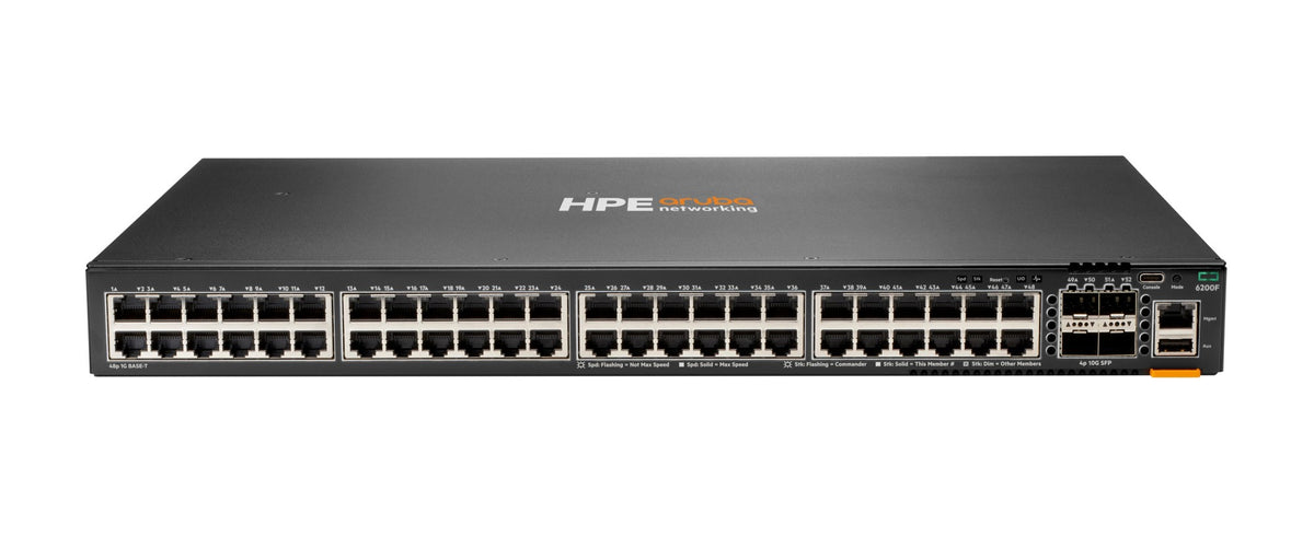 HPE Aruba Networking CX 6200F 48G 4SFP+ Switch