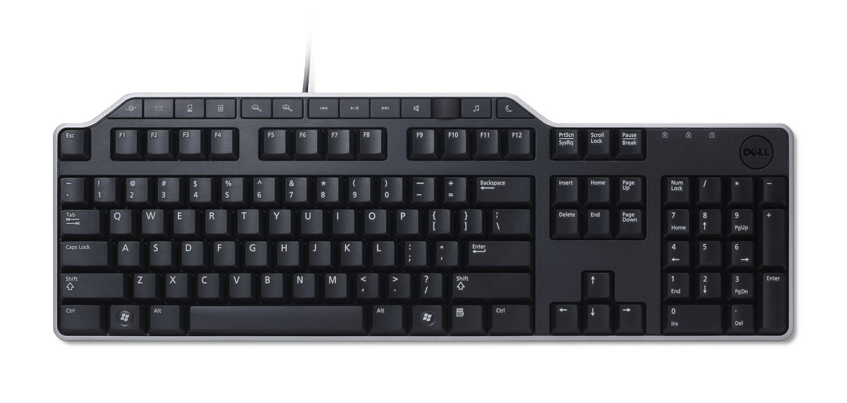 DELL KB522 keyboard Universal USB QWERTY Danish Black