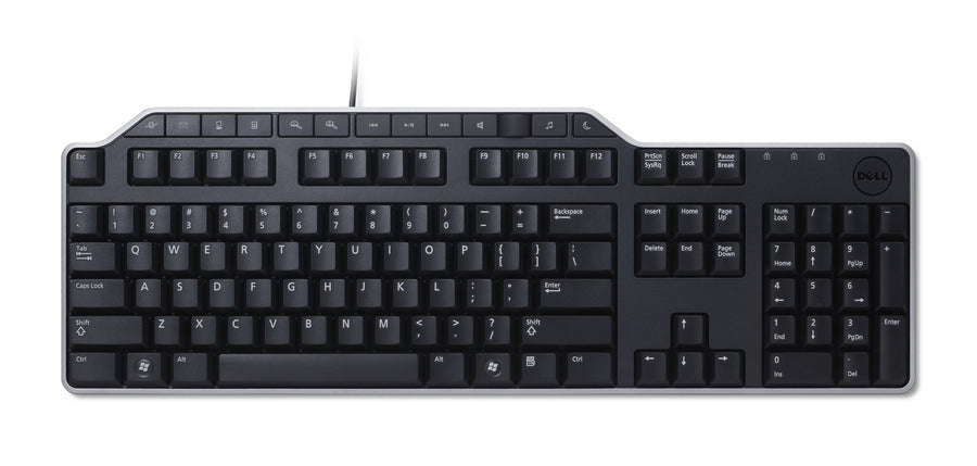 DELL KB522 keyboard Universal USB QWERTY Danish Black