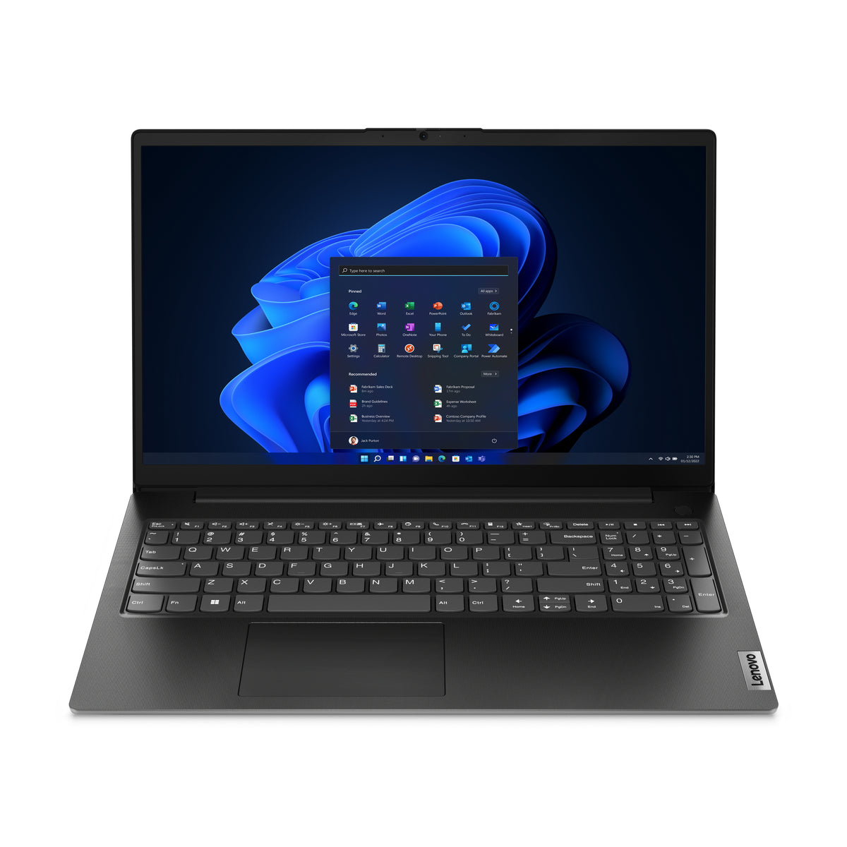 Lenovo V15 G4 AMN AMD Ryzen™ 5 7520U Laptop 39.6 cm (15.6") Full HD 8 GB LPDDR5-SDRAM 512 GB SSD Wi-Fi 6 (802.11ax) Windows 11 Home Black French