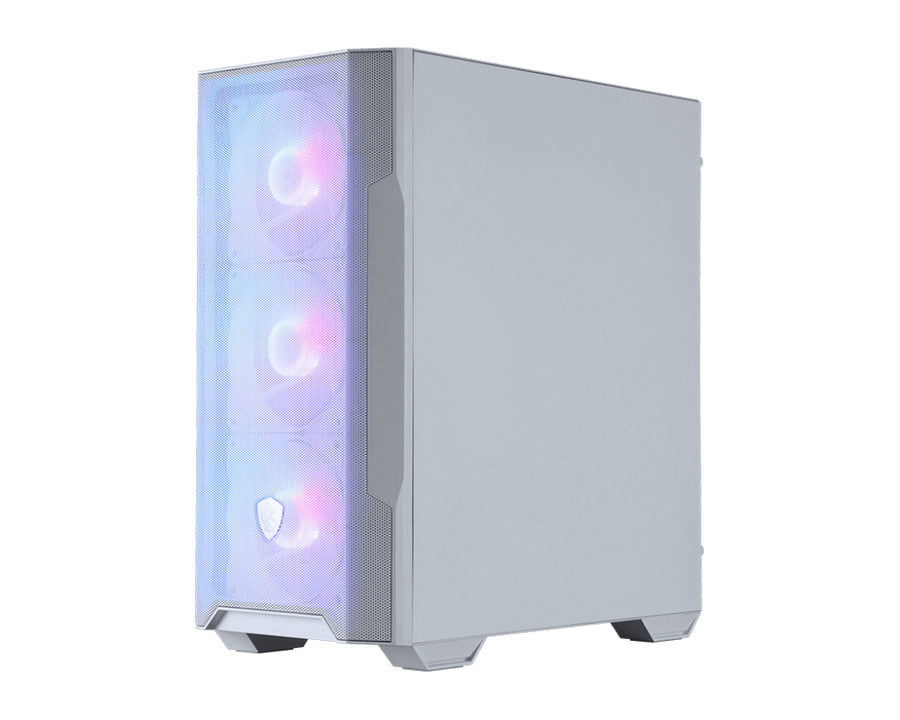 MSI MAG Forge M100R Micro Tower Transparent, White