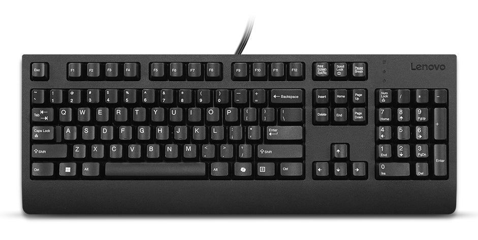 Lenovo Preferred Pro II keyboard Home/Office USB Slovakian Black