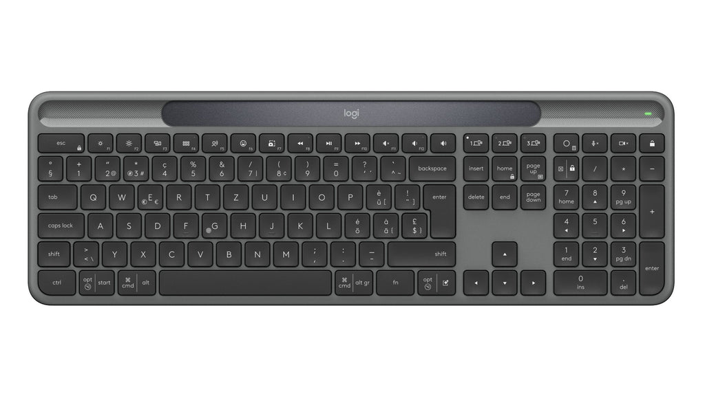 Logitech Signature Slim Solar + K980 keyboard Universal RF Wireless + Bluetooth QWERTZ Swiss Graphite