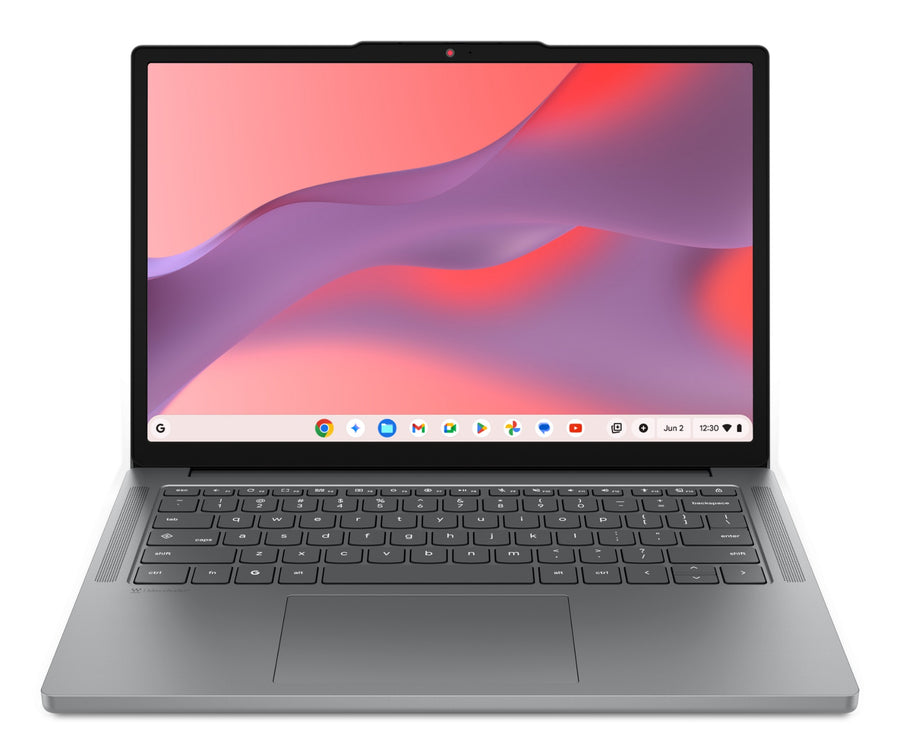 Lenovo Chrome 14M8911 MediaTek Kompanio 540 Chromebook 35.6 cm (14") WUXGA 4 GB LPDDR5x-SDRAM 128 GB UFS Wi-Fi 7 (802.11be) ChromeOS English Grey