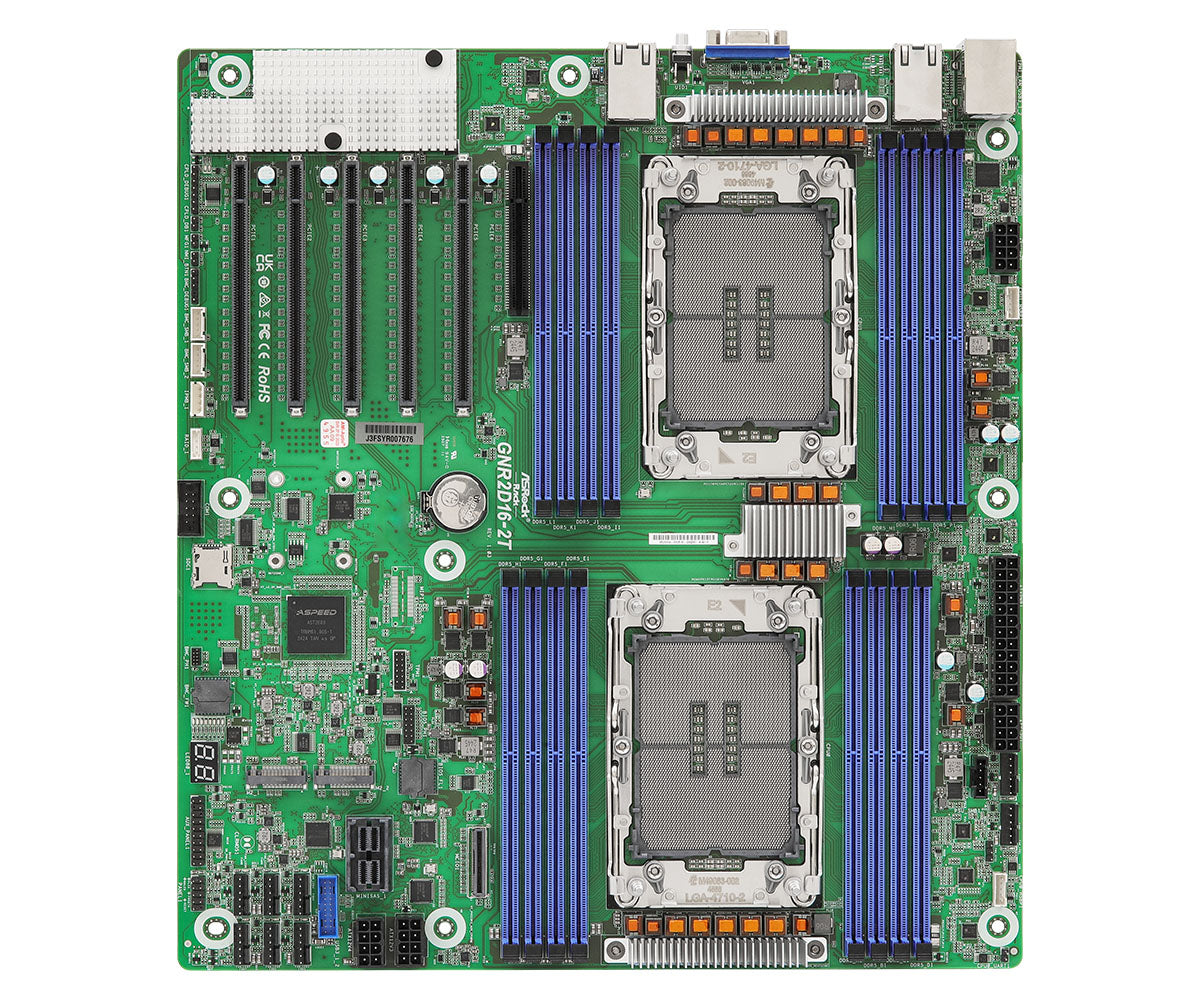 Asrock GNR2D16-2T motherboard Intel SoC LGA 4710 (Socket E2) EEB