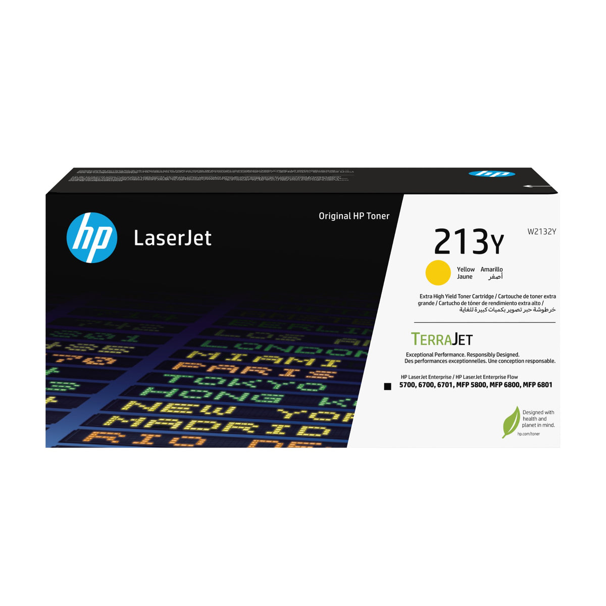HP W2132Y/213Y Toner cartridge yellow extra High-Capacity, 12K pages ISO/IEC 19798 for HP CLJ 5800/6700/6701
