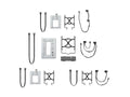 Lenovo 4XH1B85930 mounting kit Multicolour