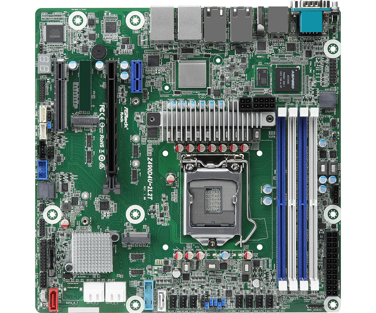 Asrock Z490D4U-2L2T motherboard Intel Z490 micro ATX
