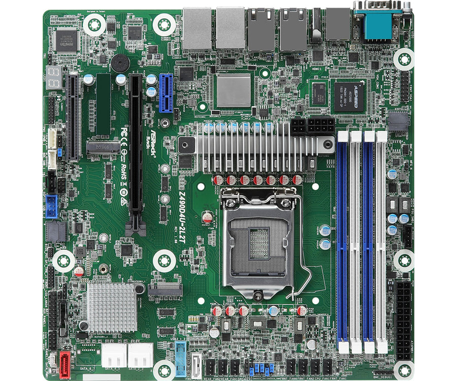 Asrock Z490D4U-2L2T motherboard Intel Z490 micro ATX