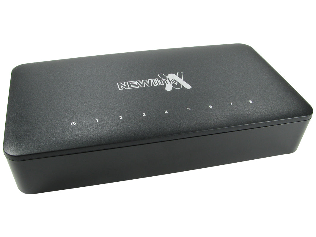Cables Direct NLHUB-08FE network switch Unmanaged Fast Ethernet (10/100) Black