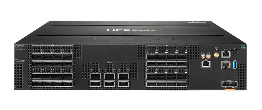 HPE Aruba Networking CX 10040 32p QSFP28 100G 6p QSFP-DD 400G Back-to-Front 4xFan 2xPSU AC TAA Bdl