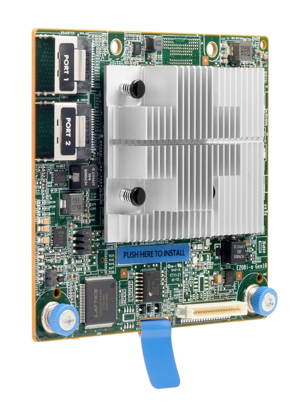 HPE SmartArray Smart Array E208i-a SR Gen10 (8 Internal Lanes/No Cache) 12G SAS Modular Controller