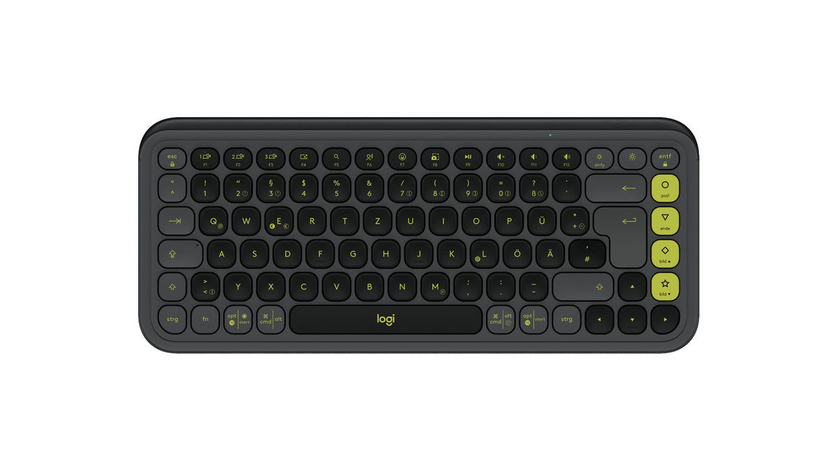 Logitech POP Icon Keys keyboard Universal Bluetooth QWERTZ German Graphite