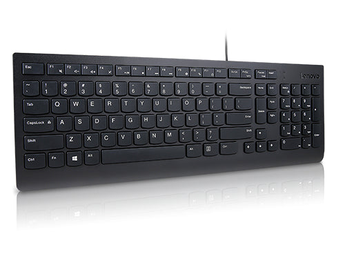 Lenovo Essential keyboard Universal USB Czech, Slovakian Black
