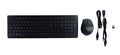 HP 932367-DH1 keyboard Mouse included Office RF Wireless Nordic Black