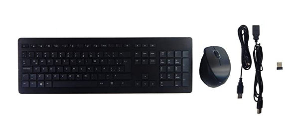 HP 932367-DH1 keyboard Mouse included Office RF Wireless Nordic Black