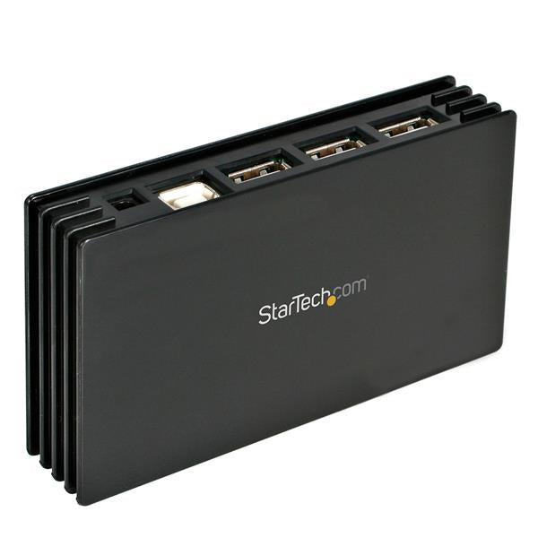 StarTech.com 7 Port Black USB 2.0 Hub - TAA