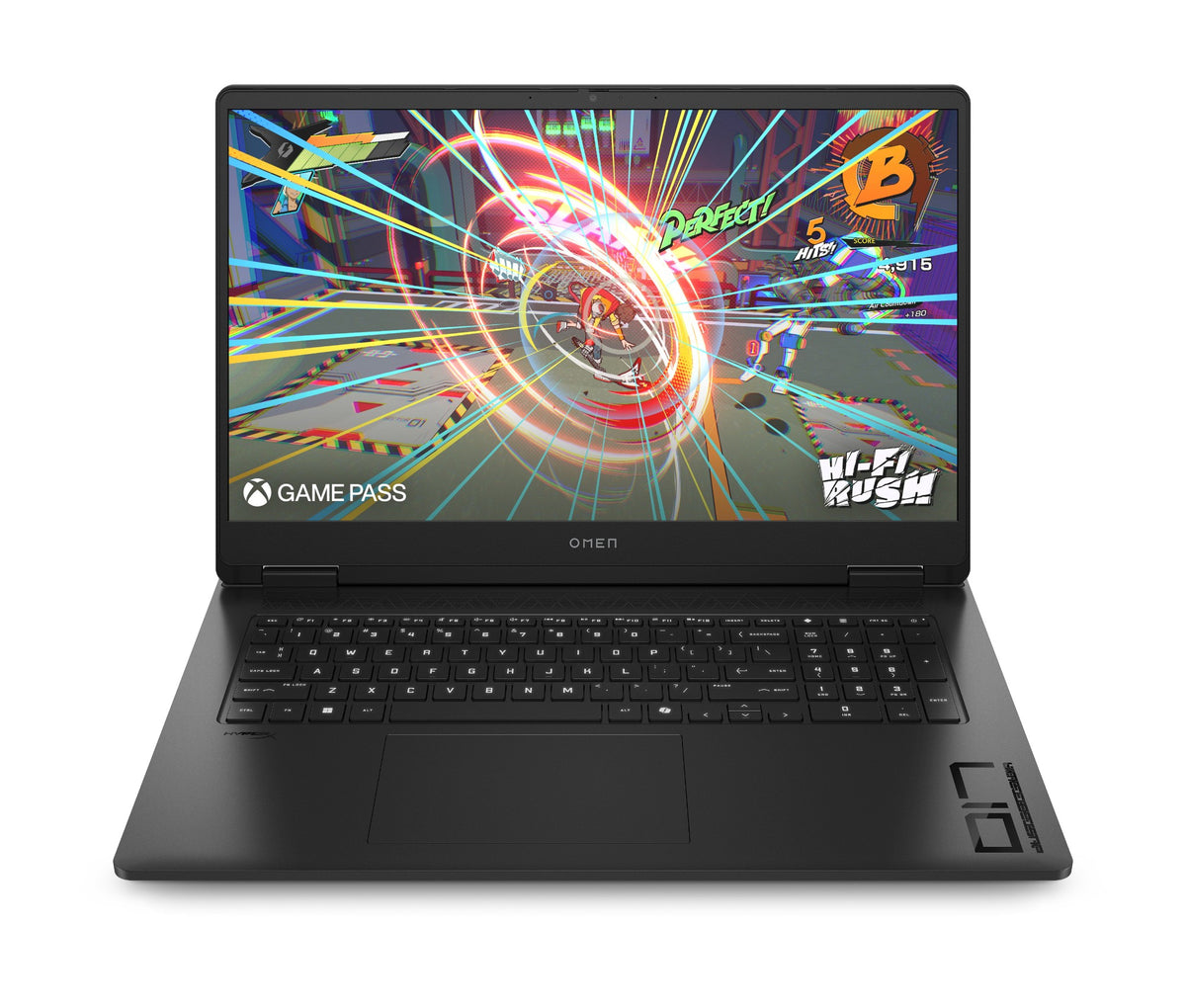 HP OMEN 17-db0008na AMD Ryzen™ 7 8845HS Laptop 43.9 cm (17.3") Full HD 16 GB DDR5-SDRAM 1 TB SSD NVIDIA GeForce RTX 4050 Wi-Fi 6E (802.11ax) Windows 11 Home Black