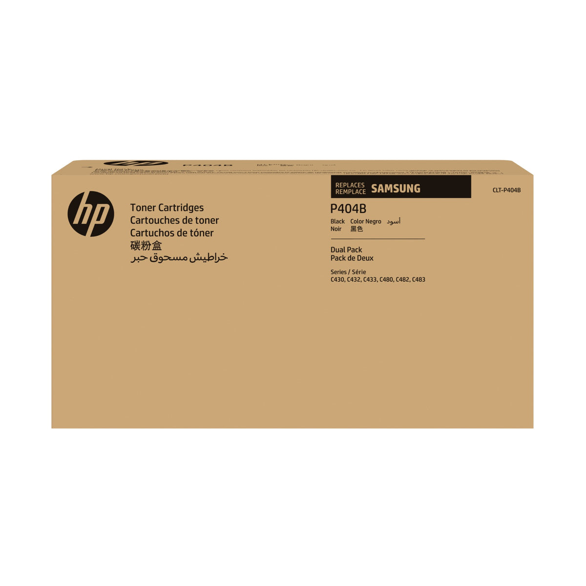 HP SU364A/CLT-P404B Toner cartridge black twin pack, 2x1.5K pages ISO/IEC 19798 Pack=2 for Samsung C 430