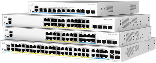 Cisco C1300-48P-4X Managed L2/L3 Gigabit Ethernet (10/100/1000) Power over Ethernet (PoE) White