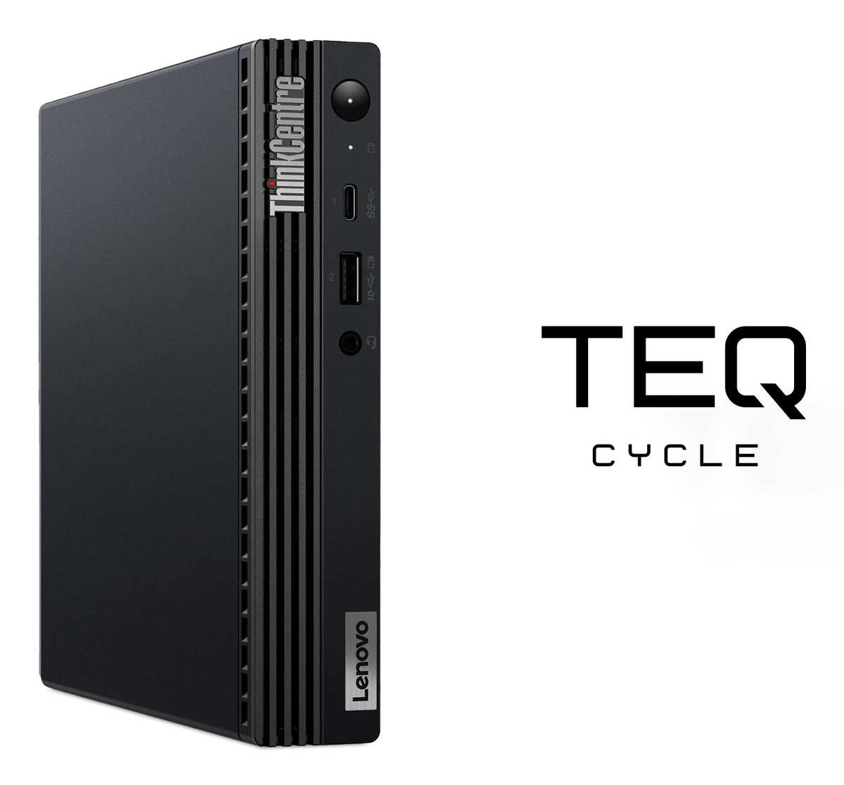 Teqcycle Lenovo Thinkcentre M70Q Intel® Core™ i5 i5-10400T 16 GB DDR4-SDRAM 256 GB SSD Windows 11 Pro Mini PC Black