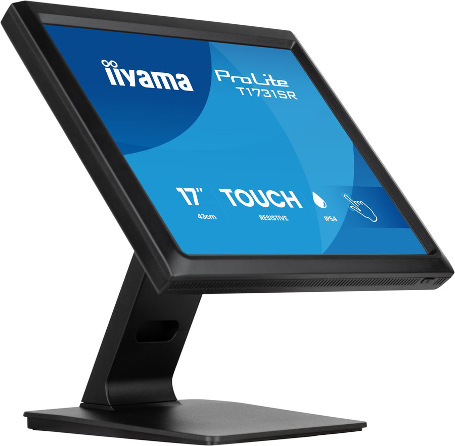 iiyama ProLite T1731SR-B2S computer monitor 43.2 cm (17") 1280 x 1024 pixels SXGA LCD Touchscreen Table Black