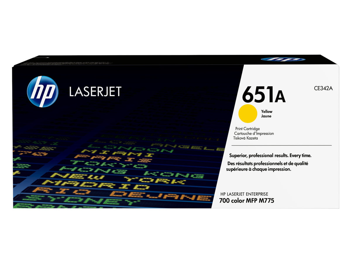 HP CE342A/651A Toner cartridge yellow, 16K pages ISO/IEC 19798 for HP LaserJet 700 M775